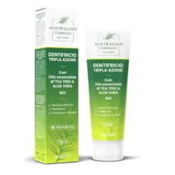 Optima Naturals Australian Company Tea Tree - Dentifricio in gel purificante e sbiancante, 100 ml
