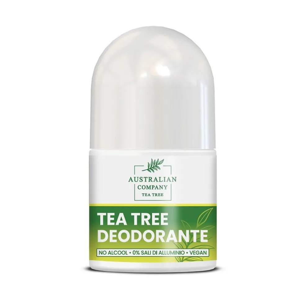 Optima Naturals Australian Company Tea Tree - Deodorante Roll On, 50ml