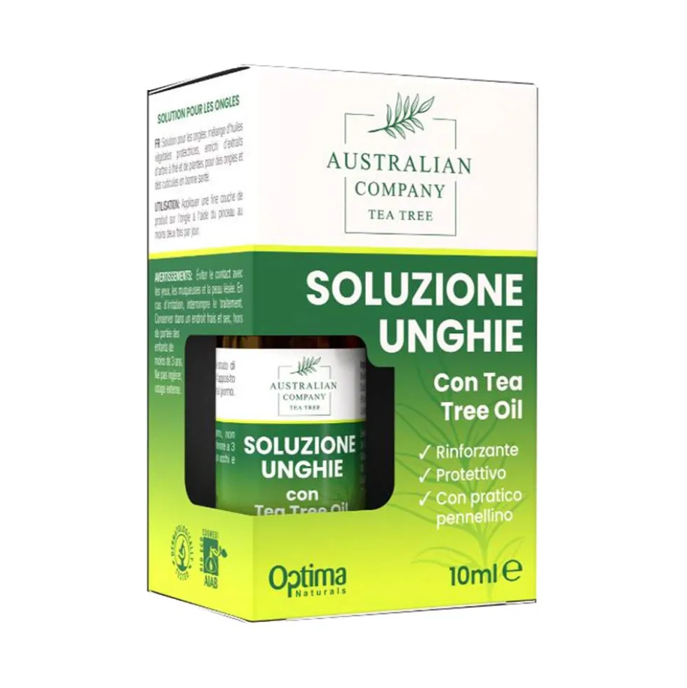 Optima Naturals Australian Company Tea Tree - Soluzione Unghie, 10ml