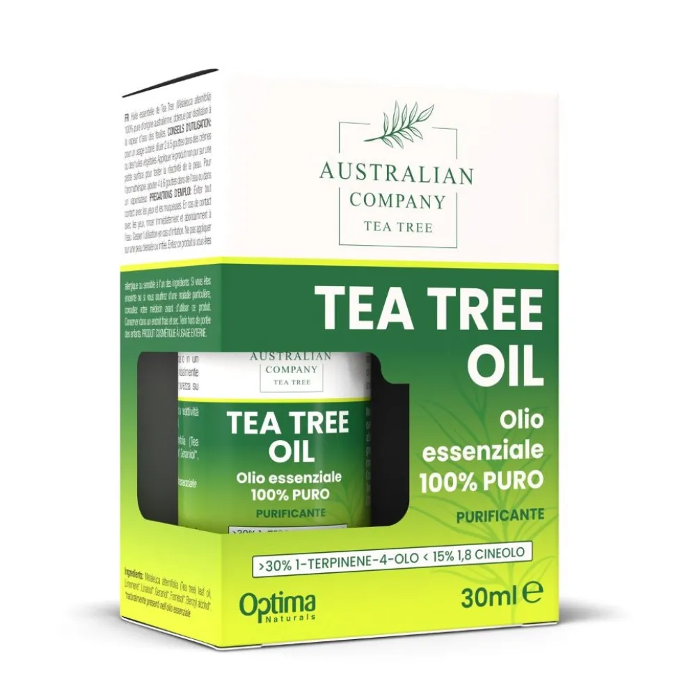 Optima Naturals Australian Company Tea Tree - Olio Essenziale, 30ml