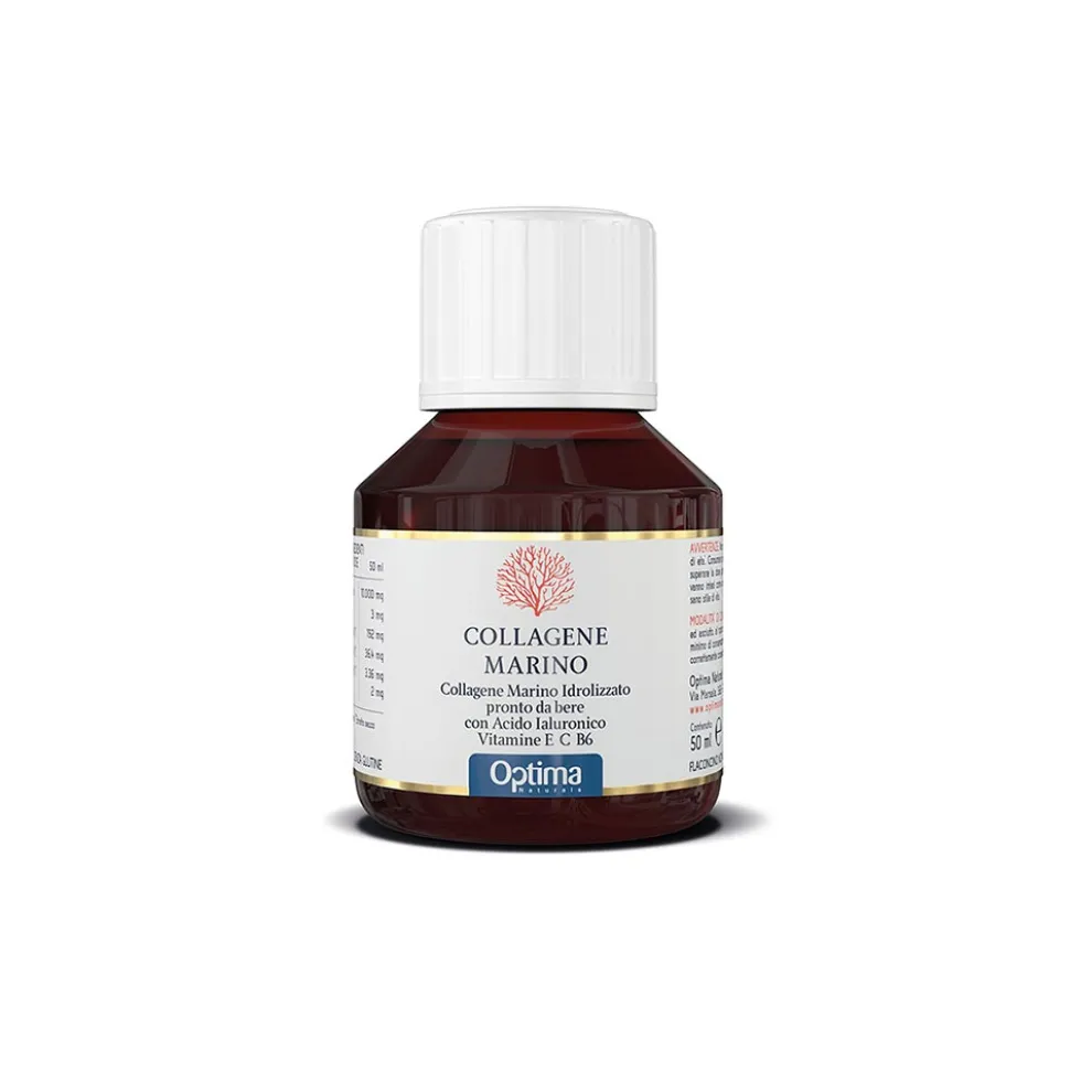 Optima Naturals Collagene Marino - PRO 10.000mg Trattamento Urto, 6 Flaconi