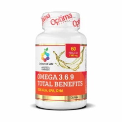 Optima Naturals Colours of Life Omega 3.6.9 - Integratore per lo stress ossidativo, 60 perle