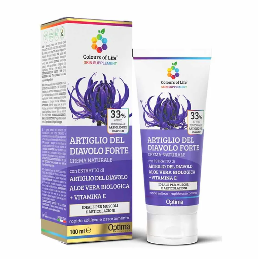 Optima Naturals Colours Of Life - Artiglio Del Diavolo 33% Crema Naturale, 100ml