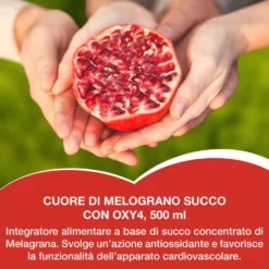 Optima Naturals Cuore di melograno Oxy4 - Integratore antiossidante per la circolazione, 1 litro