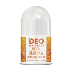 Optima Naturals Deo Naturals - Deodorante Roll On Miele di Manuka, 50ml