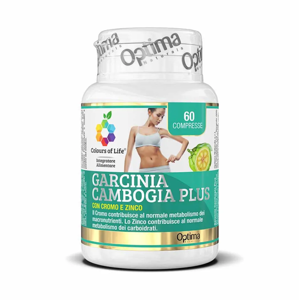 Optima Naturals Garcinia Cambogia Plus - Integratore per il controllo del peso, 60 compresse