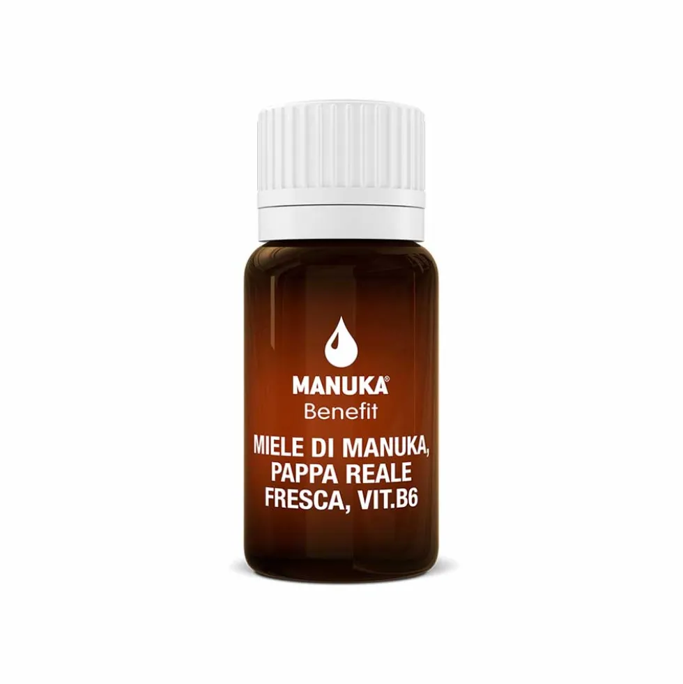 Optima Naturals Manuka Benefit - Pappa Reale Miele Vitamina B6, 10 Flaconcini