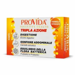 Optima Naturals Provida Tripla Azione - Integratore per la digestione e la flora, 30 capsule