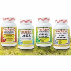 Optima Naturals Provida Tripla Azione - Integratore per la digestione, 60 capsule