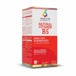 Optima Naturals Vitamina B5 Naturale - Siero viso per la rigenerazione e l'elasticità, 30 ml