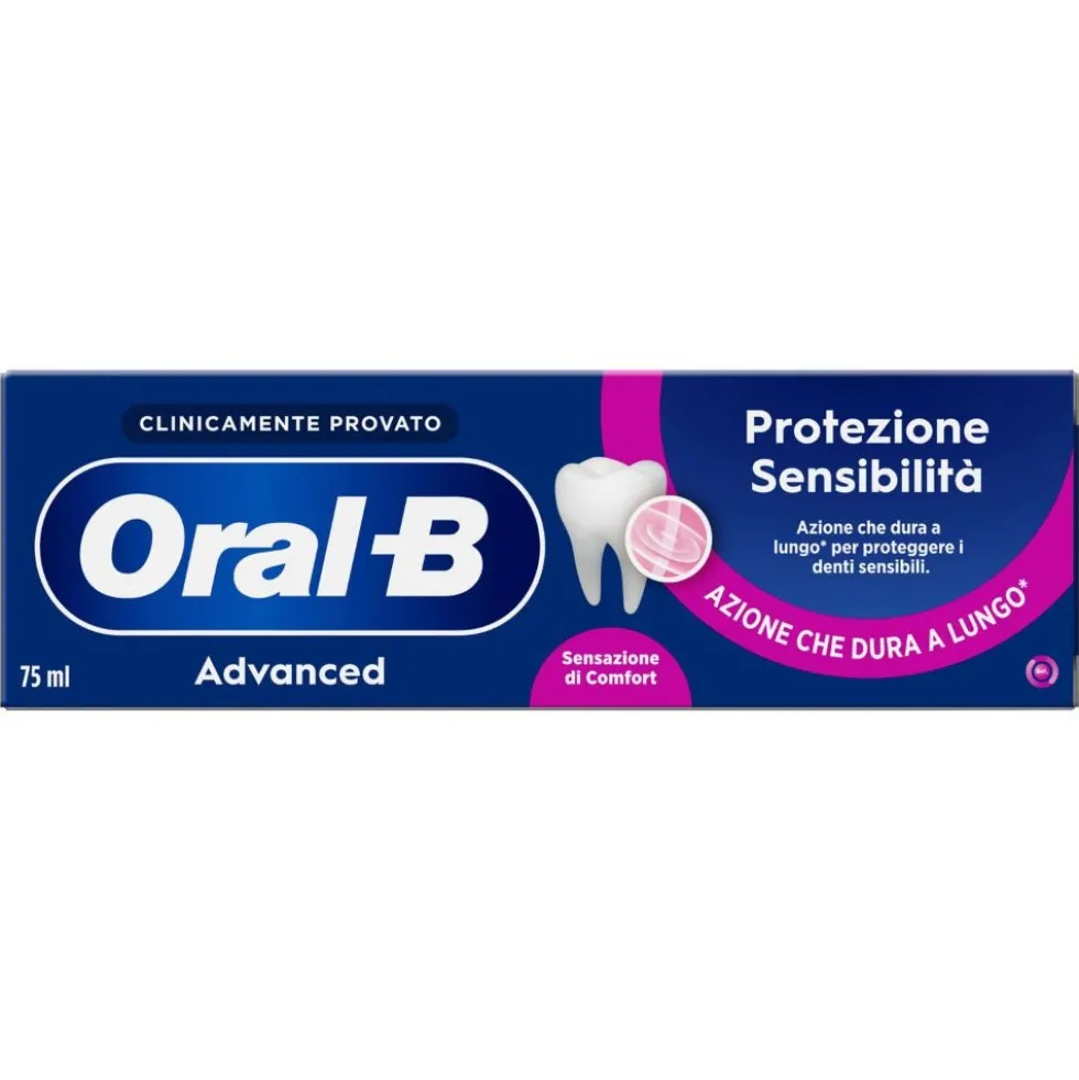 Oral-B Advanced Protezione Sensibilità Dentifricio Denti Sensibili, 75ml