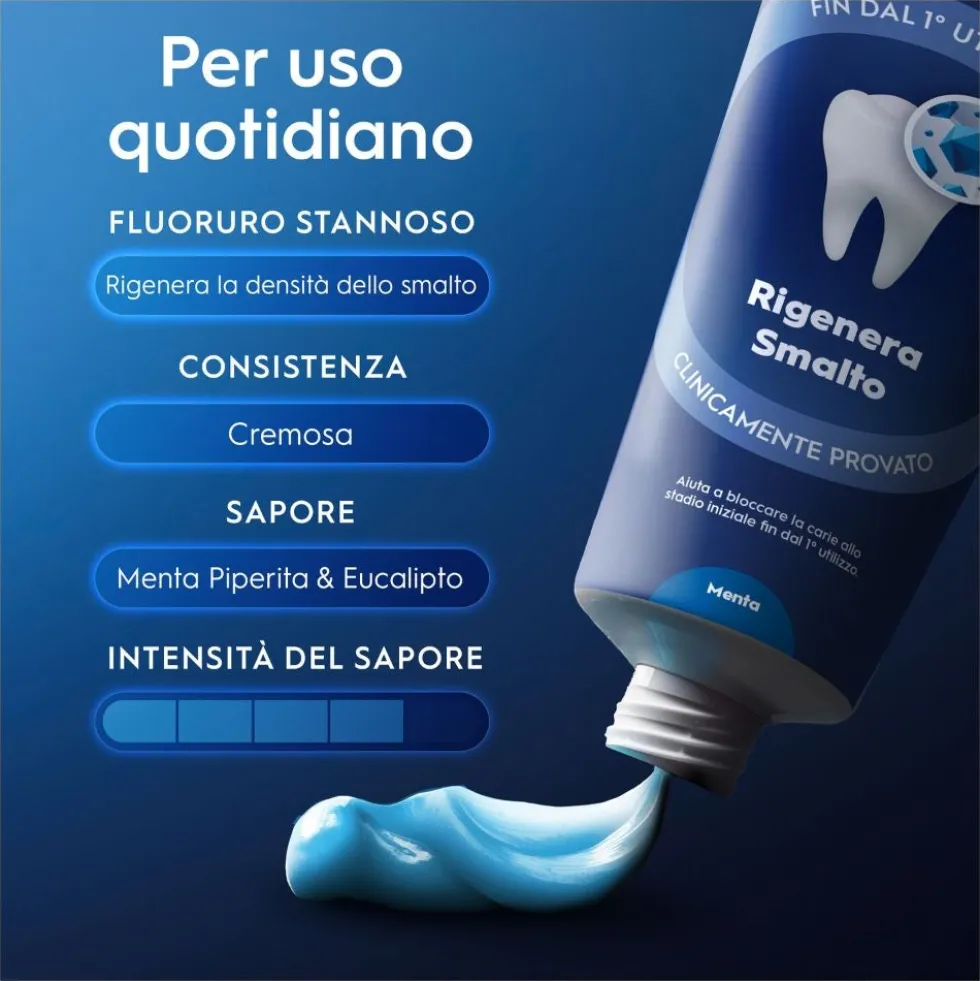 Oral-B Advanced Rigenera Smalto Dentifricio Menta, 75ml
