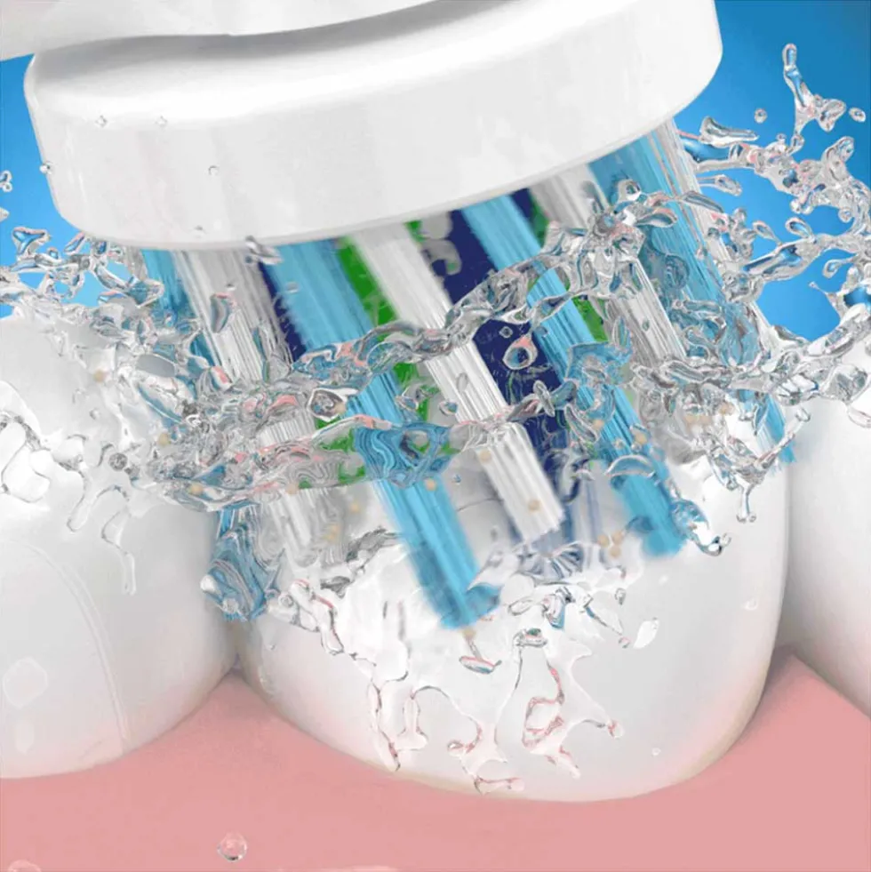 Oral-B CrossAction Testine di Ricambio per Spazzolino Elettrico, 8 Pezzi