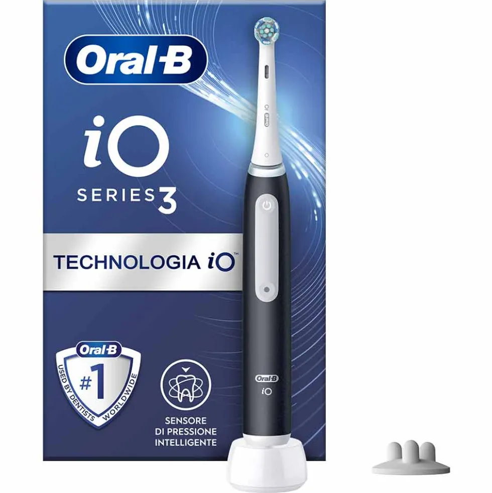 Oral-B iO - 3S Spazzolino Elettrico Ricaricabile Nero