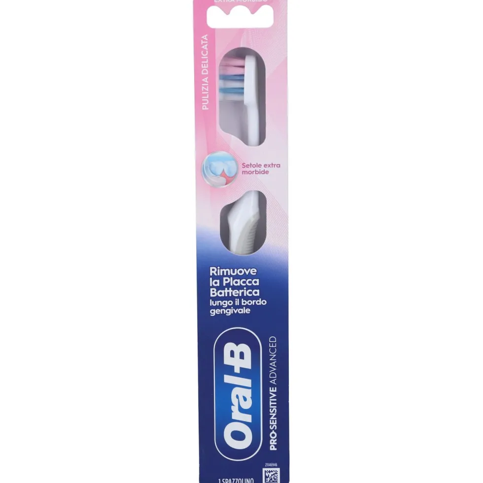 Oral-B Pro-Sensitive Advanced Spazzolino con Setole Extra Morbide, 1 Pezzo