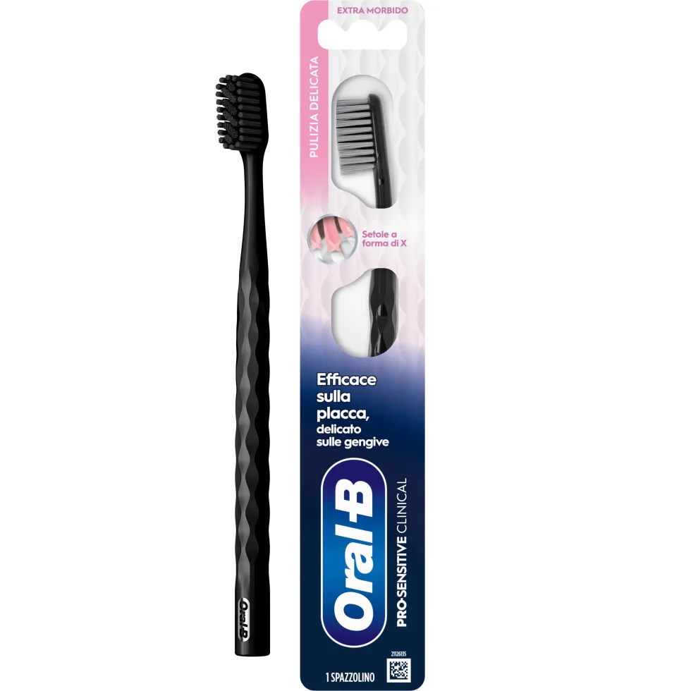 Oral-B Pro-Sensitive Clinical Spazzolino Extra Morbido Pulizia Delicata, 1 Spazzolino