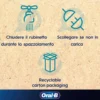 Oral-B PRO Series 1 Spazzolino Elettrico Blu + 1 Testina + Custodia