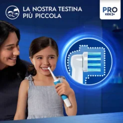 Oral-B Testine di Ricambio PRO Kids con Spiderman, 4 Testine