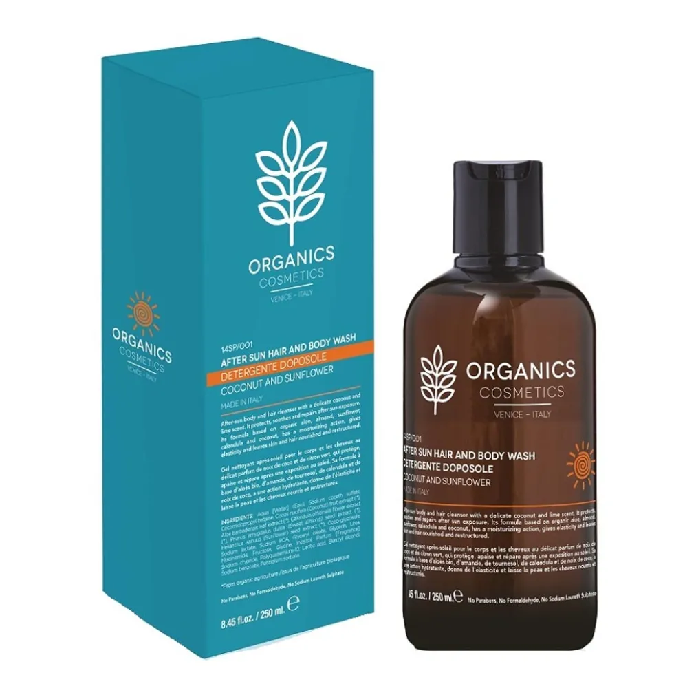 Organics Sun Care - Doccia Shampoo Idratante Doposole, 250ml