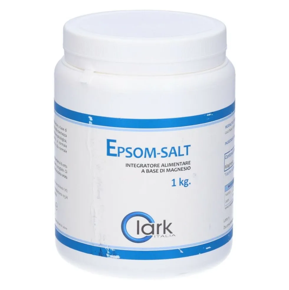 Origini Naturali Dr. Clark Epsom Salt Integratore Alimentare a base di Magnesio, 1Kg