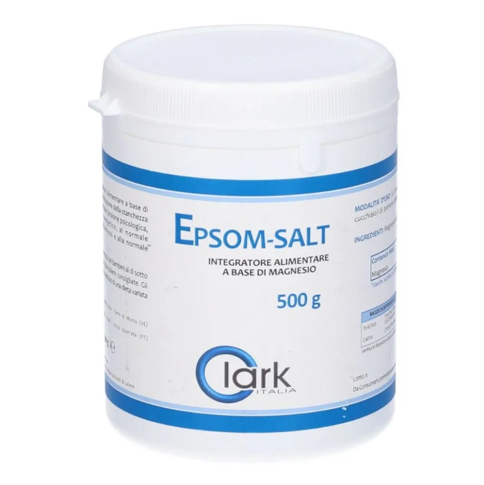 Origini Naturali Dr. Clark Epsom Salt Integratore Alimentare a base di Magnesio, 500g