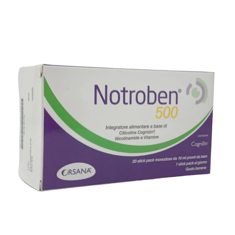 Orsana Notroben 500 Integratore Alimentare, 20 Stick