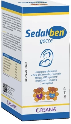 Orsana Sedalben Gocce Integratore Alimentare Bambini, 30ml
