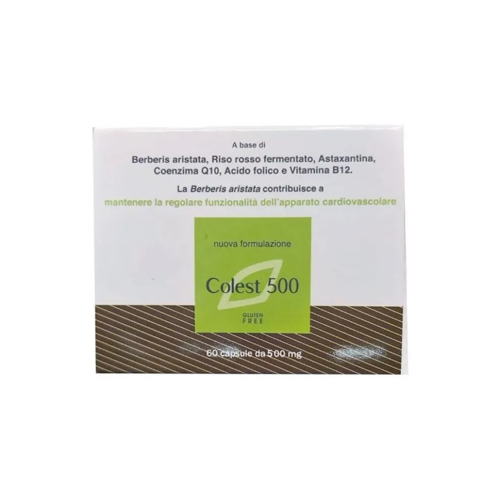 Oti Colest 500 Integratore Alimentare, 60 Capsule