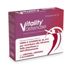 Paladin Pharma Vitality Astenase - Integratore per la stanchezza e l'affaticamento, 14 bustine