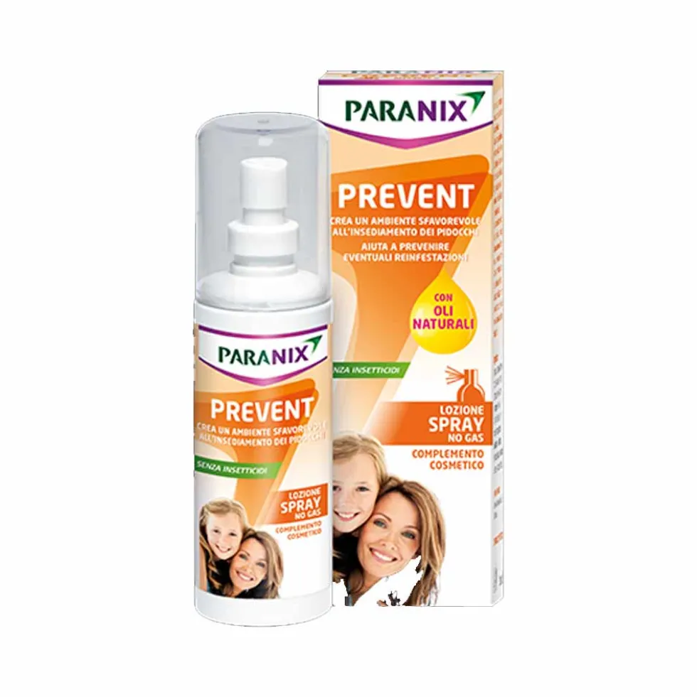 Paranix Prevent Spray Protettivo Anti Pidocchi ad Azione Preventiva, 100ml