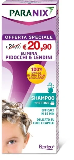 Paranix Shampoo Trattamento Anti-Pidocchi, 200ml
