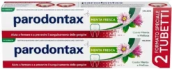 Parodontax Herbal Menta Dentifricio con Fluoro e Bicarbonato di Sodio Bipack, 2x75ml