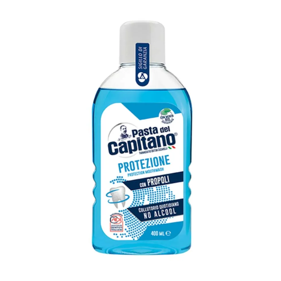 Pasta del Capitano Collutorio Protezione - Collutorio alla propoli per denti e gengive, 400 ml