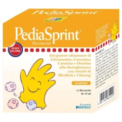Pediatrica Pediasprint - integratore alimentare per la stanchezza, 15 fiale da 10 ml