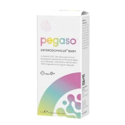 Pegaso Enterodophilus Baby - Integratore probiotico per il riequilibrio intestinale, flacone da 7 ml