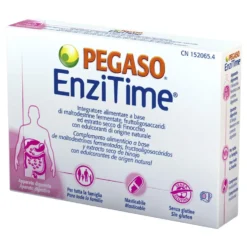 Pegaso Enzitime integratore alimentare per la digestione, 24 compresse masticabili