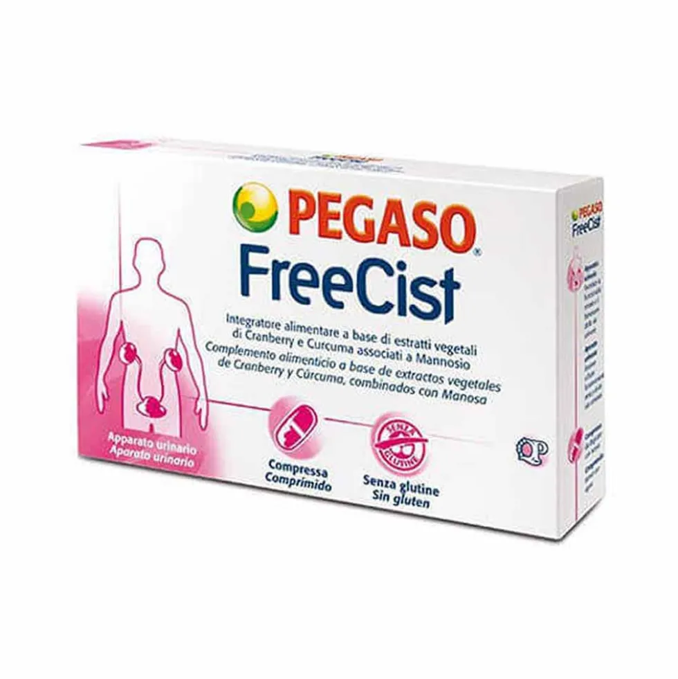 Pegaso FreeCist - Pegaso integratore per il benessere delle vie urinarie, 15 compresse
