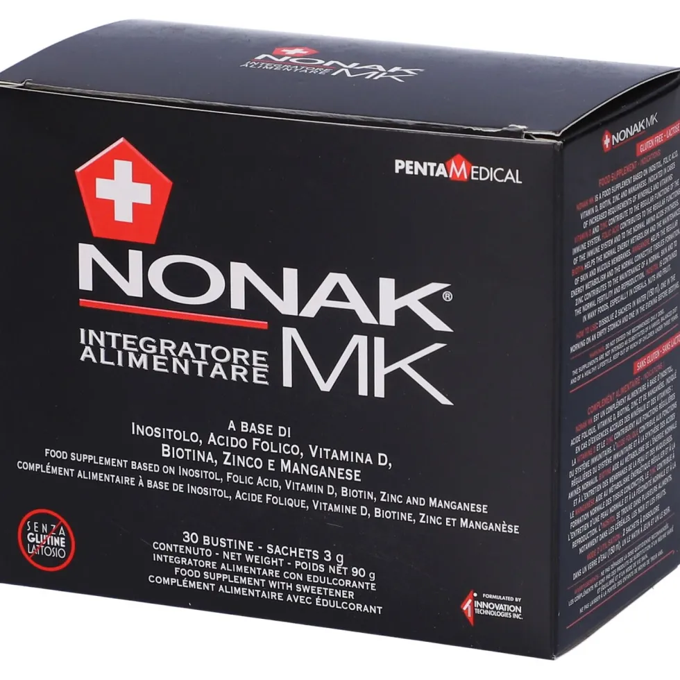 Pentamedical Nonak Mk - Integratore per carenza di vitamine e minerali, 30 bustine