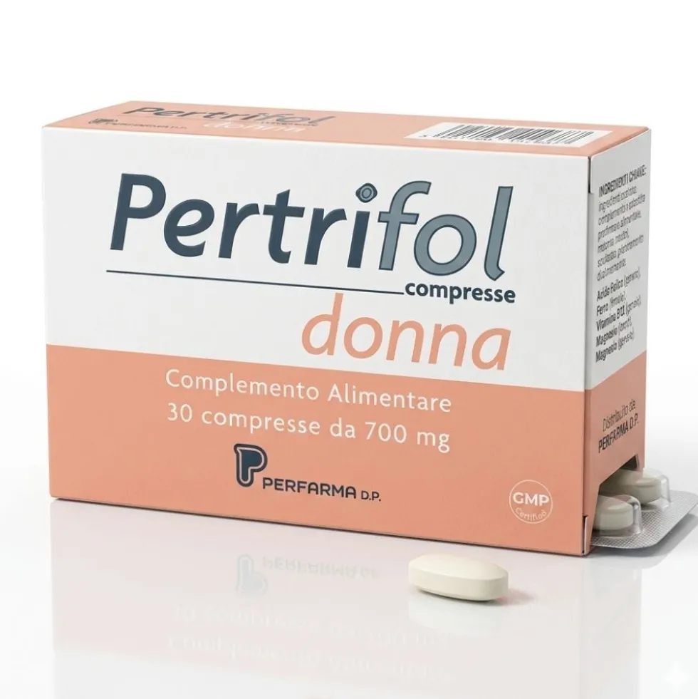 Perfarma D.p. Pertrifol Donna - Integratore contro la caduta dei capelli, 30 compresse