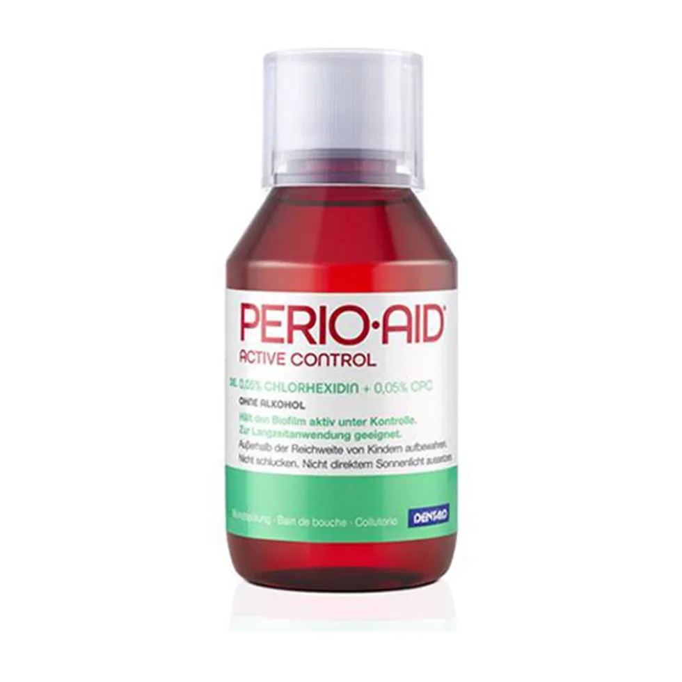 Perio Aid Active Control Collutorio 0,05% Clorexidina Senza Alcool, 150ml
