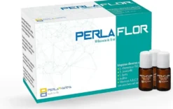 Perla Pharma Perlaflor - Integratore per la flora intestinale, 10 flaconcini da 10 ml
