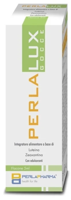 Perla Pharma Perlalux - Gocce orali Perlalux con luteina per il benessere degli occhi, 5 ml