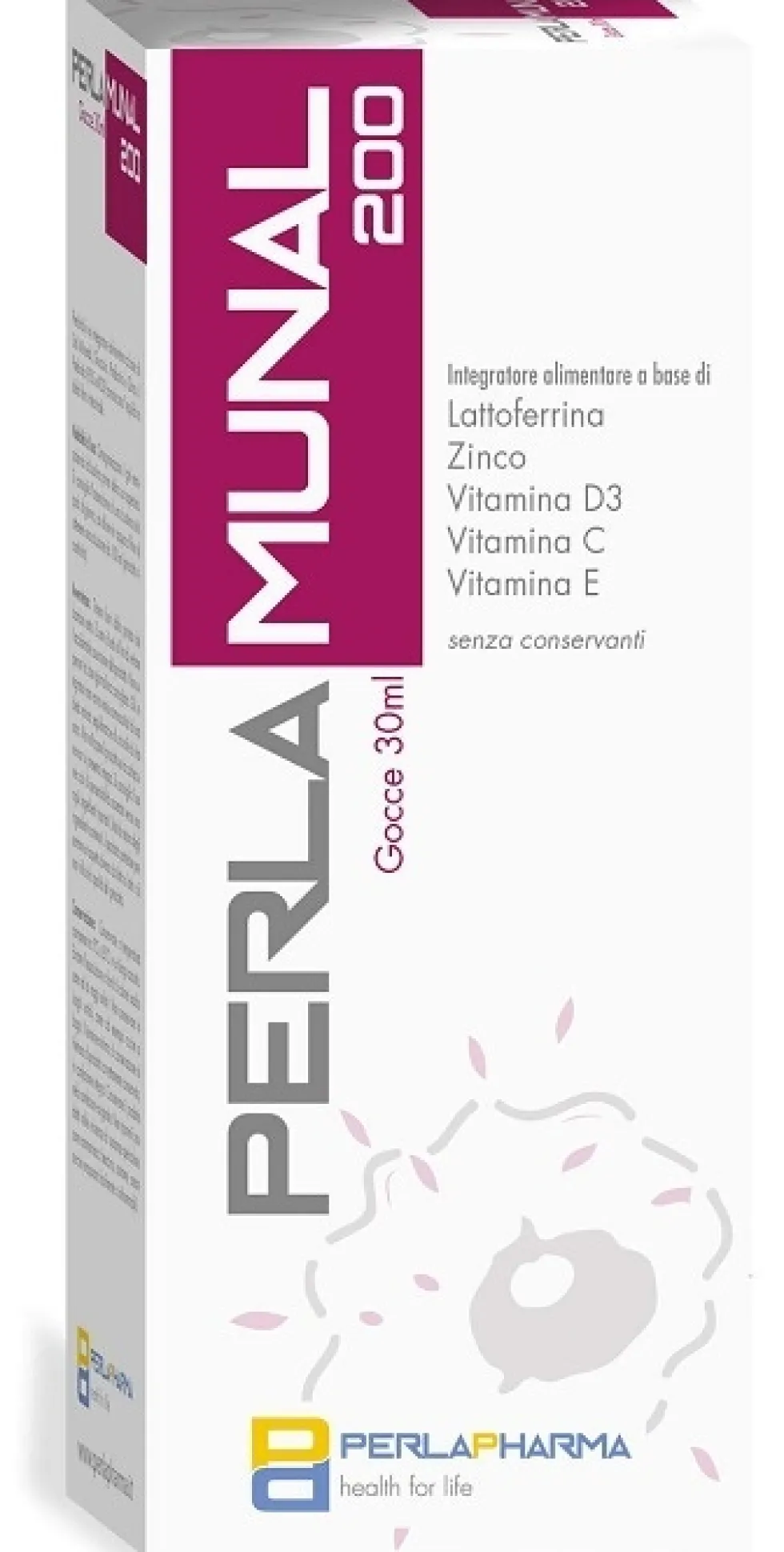Perla Pharma Perlamunal 200 gocce - Integratore Perla Pharma per le difese immunitarie, 30 ml