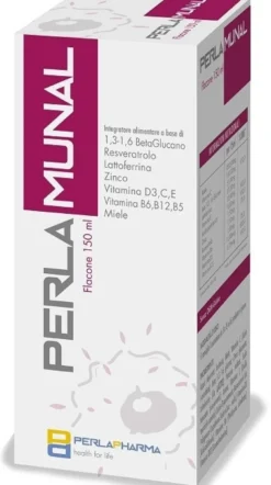 Perla Pharma Perlamunal - integratore alimentare per le difese immunitarie, 150 ml
