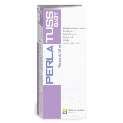 Perla Pharma perlatuss baby - Sciroppo mucolitico emolliente e lenitivo per la gola, 150 ml