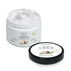 Perlier Thai Coco - Gel Crema di Cocco con Microsfere di Vitamina E Idratante Pelle Secca e Doposole, 300ml