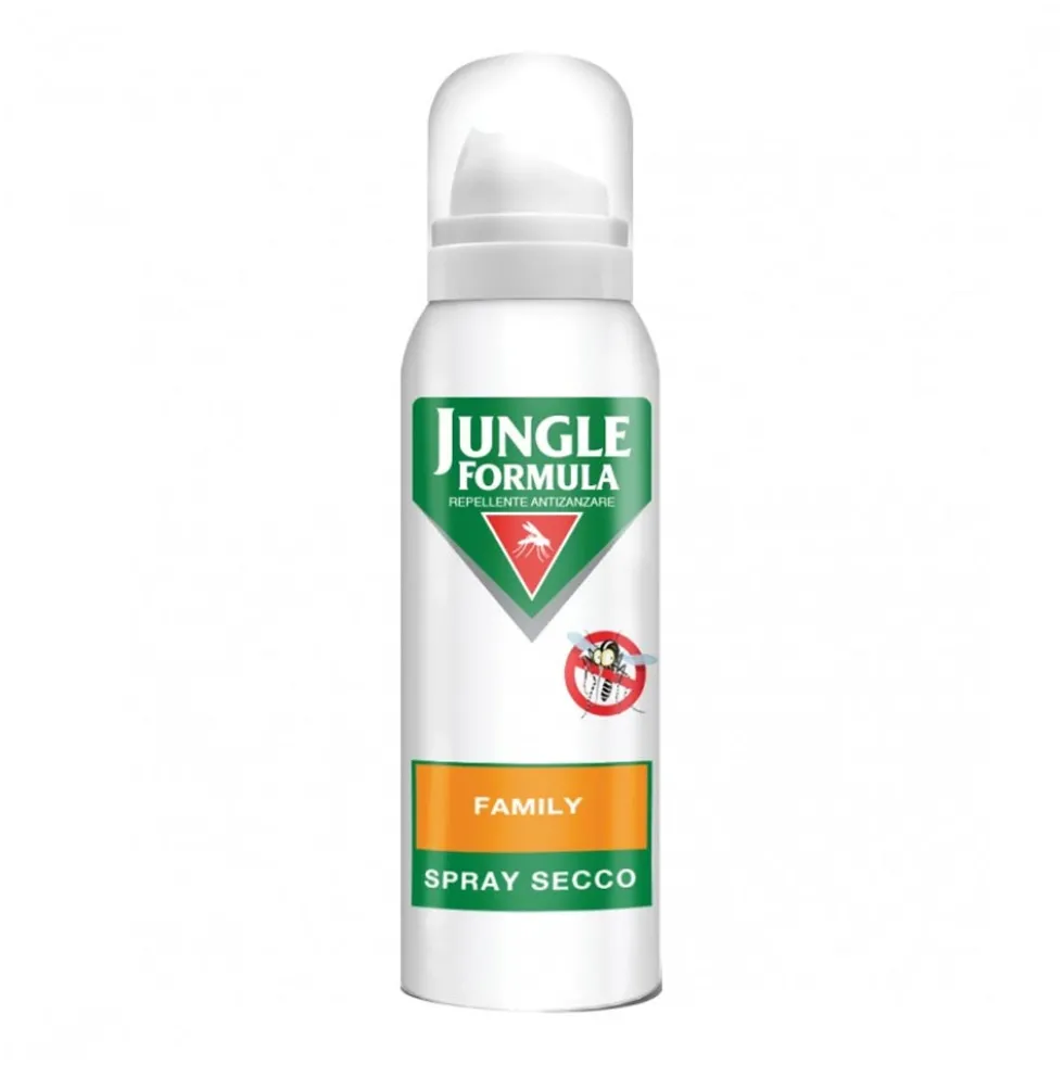 Perrigo Jungle Formula Family Repellente Anti-Zanzare Spray Secco, 125ml