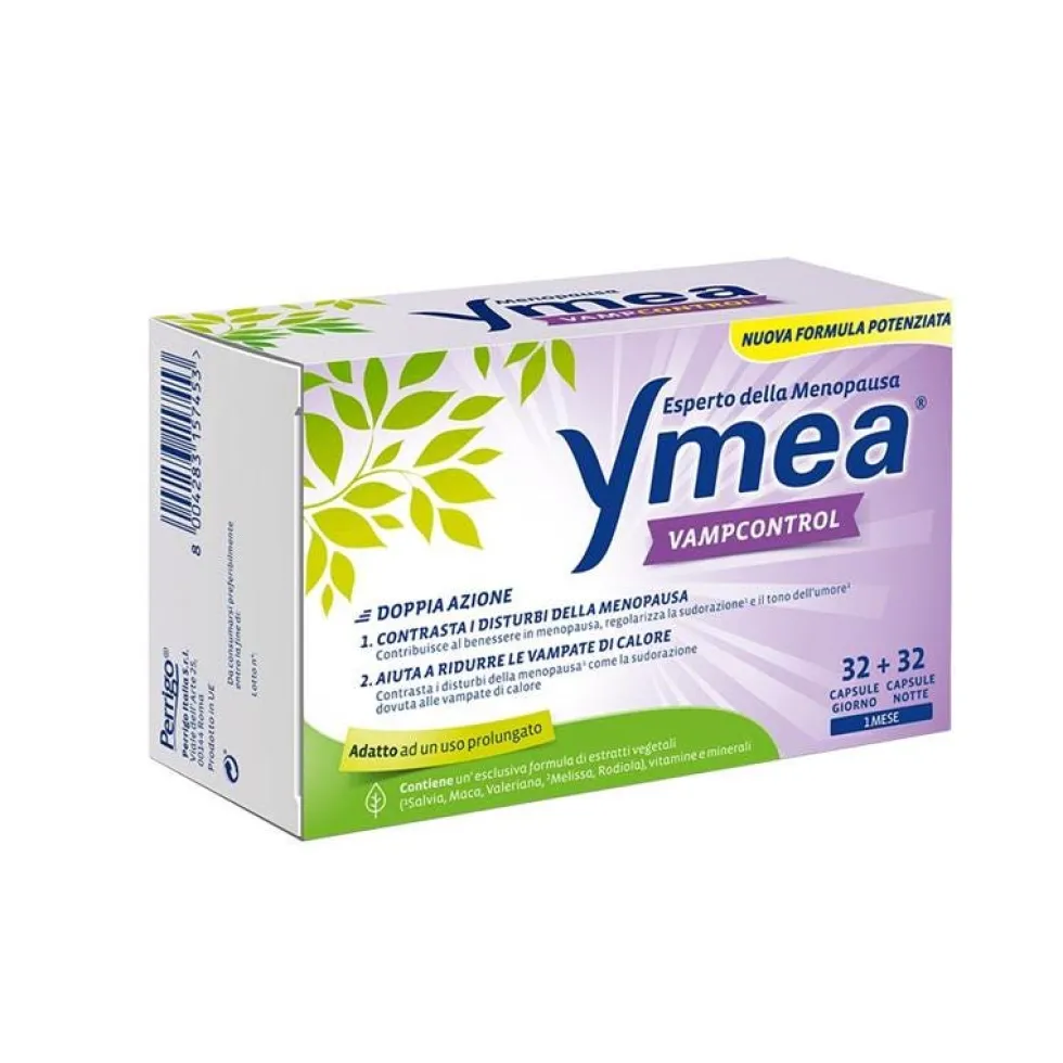 Perrigo Ymea - Vamp Control Integratore Alimentare, 64 Capsule