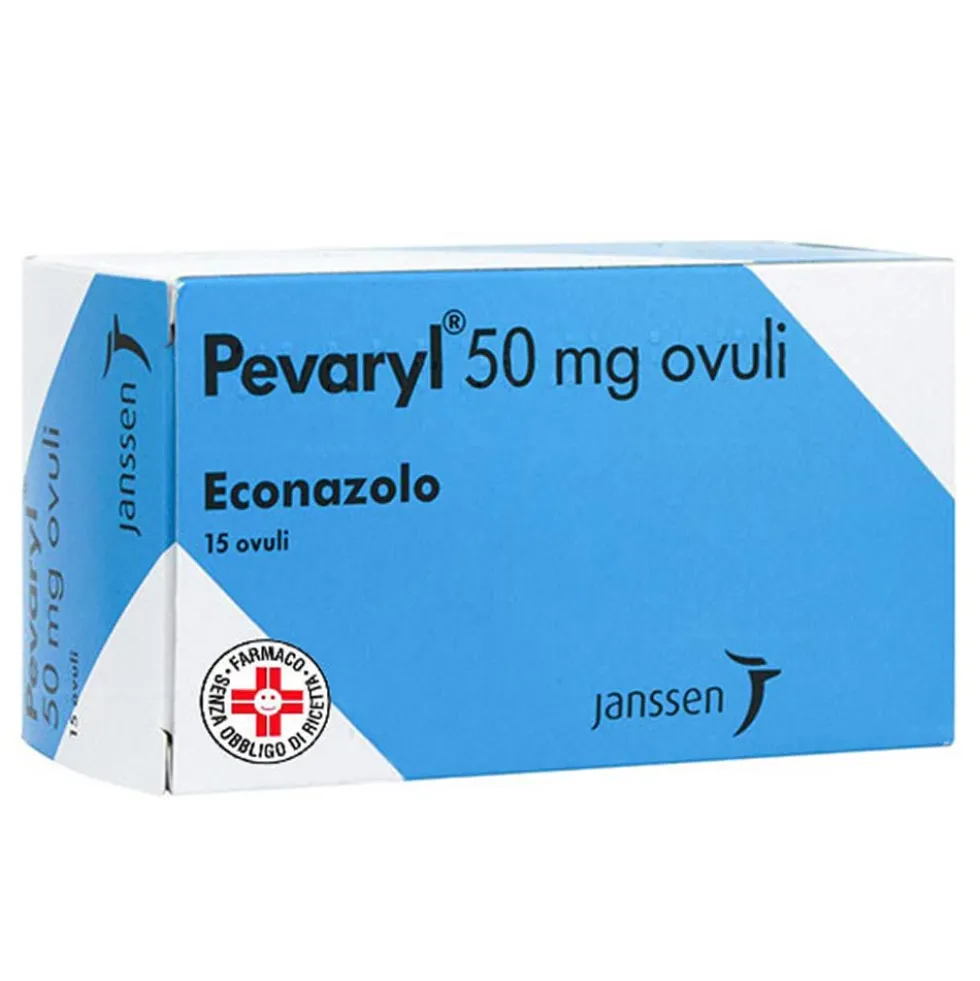 Pevaryl 50mg Ovuli Econazolo Trattamento Micosi Vulvovaginali, 15 Ovuli