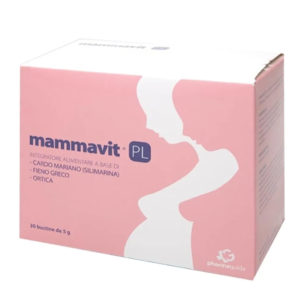 Pharmaguida Mammavit PL - Integratore lattazione per il benessere materno, 30 bustine da 5 g